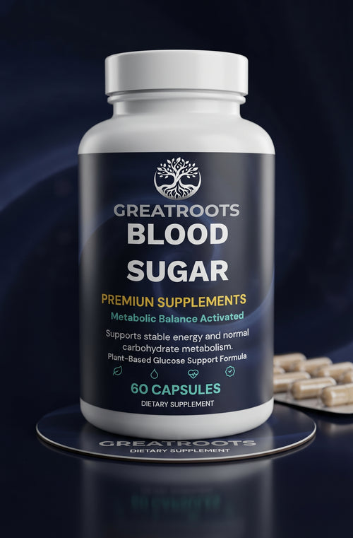 Blood Sugar Balance - Advanced Metabolic & Glucose Support Formula | 60 Capsules | GreatRoots